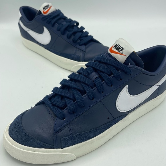 Nike Blazer Low 77’ vintage Midnight Navy Men’s Sneakers - Picture 1 of 8